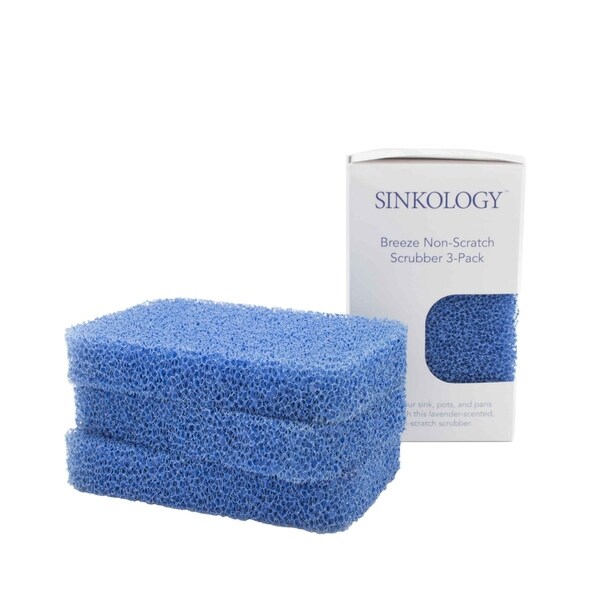 Sinkology Breeze Non-Scratch, Odor Resistant Silicone Scrubber (6P)