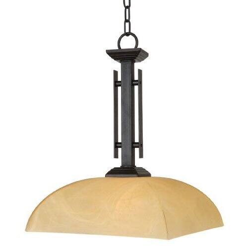 Half Dome 1-light Venetial Bronze Pendant