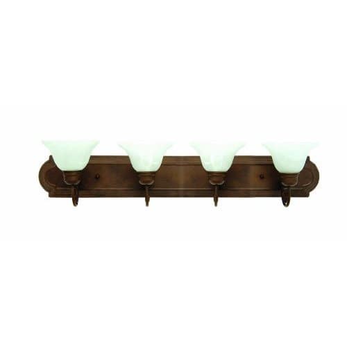 Yosemite Home Decor Dark Brown 4-light Vanity