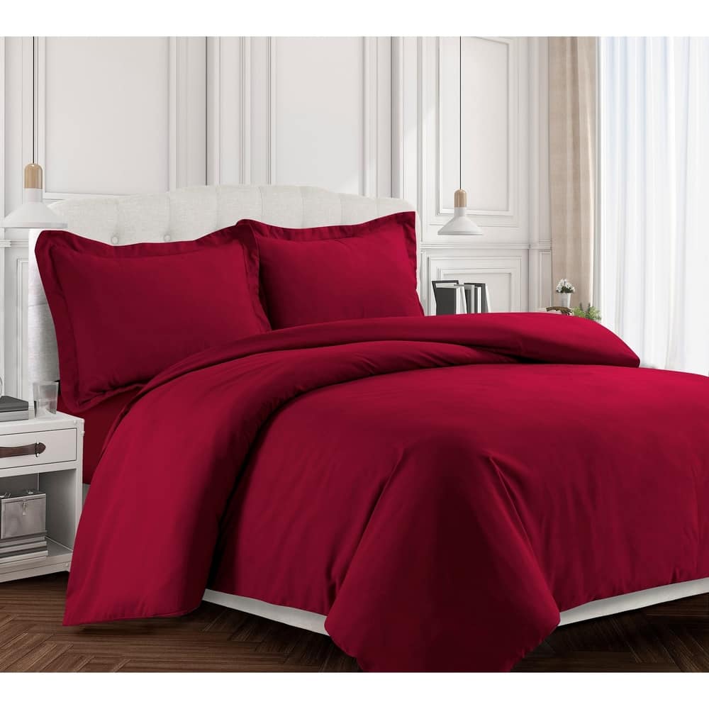 Valencia Oversized Duvet Cover Set (Assorted Colors)