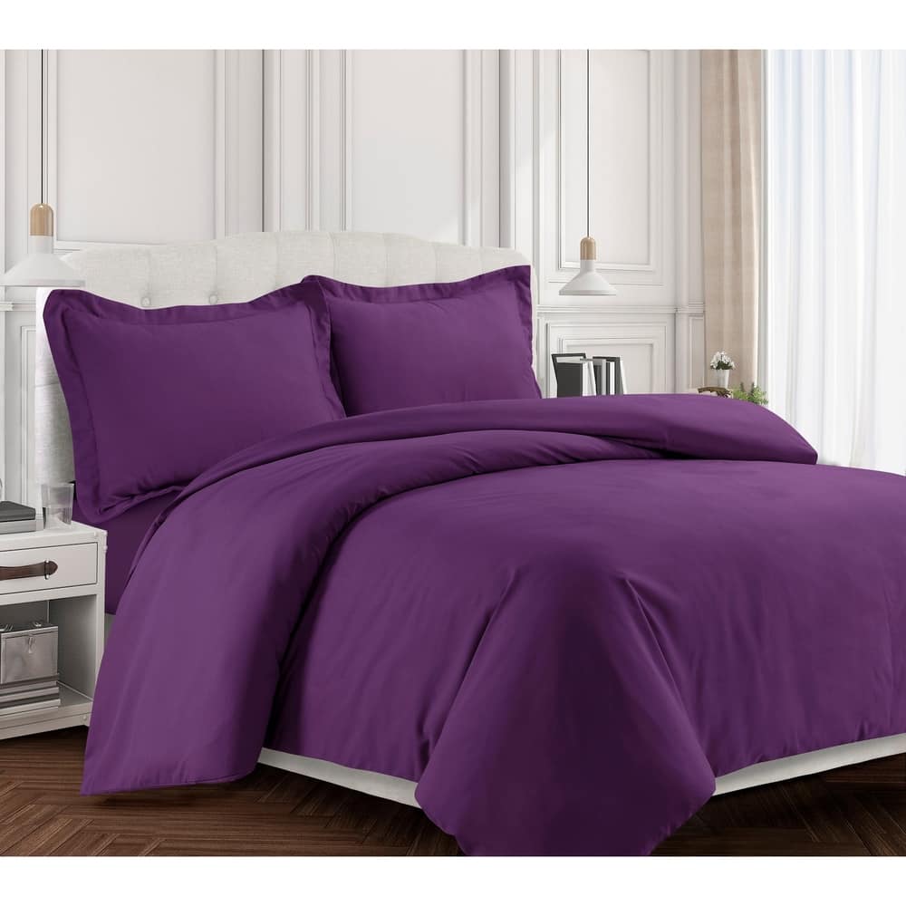 Valencia Oversized Duvet Cover Set (Assorted Colors)