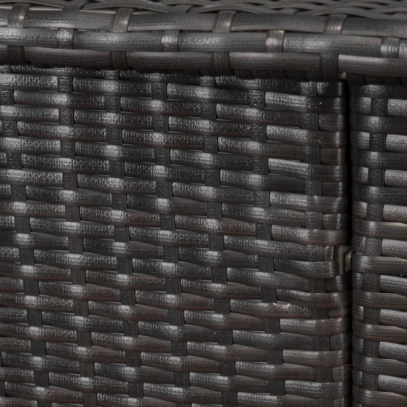 Toranto Outdoor Multibrown Wicker Bar Island Set by Christopher Knight Home