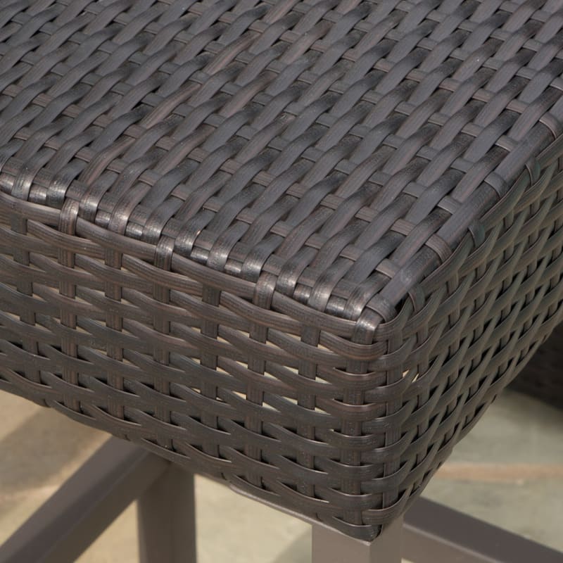 Toranto Outdoor Multibrown Wicker Bar Island Set by Christopher Knight Home