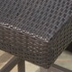 preview thumbnail 6 of 11, Toranto Outdoor Multibrown Wicker Bar Island Set by Christopher Knight Home