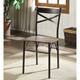 Furniture of America Zath Industrial Metal Compact 3-piece Dining Set