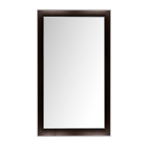 Custom Sized Framed Mirror Espresso Silver Custom Sized Framed Mirror Espresso Silver