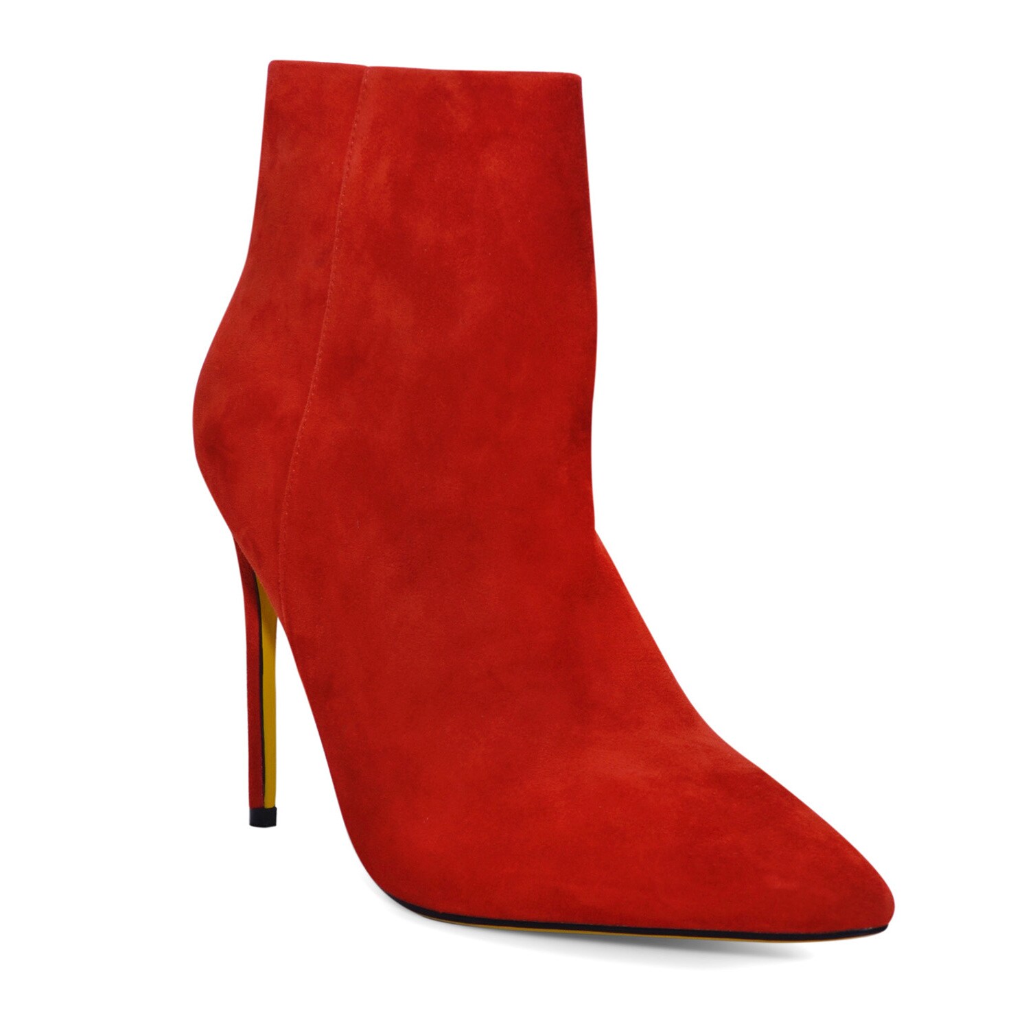 burnt orange suede heels