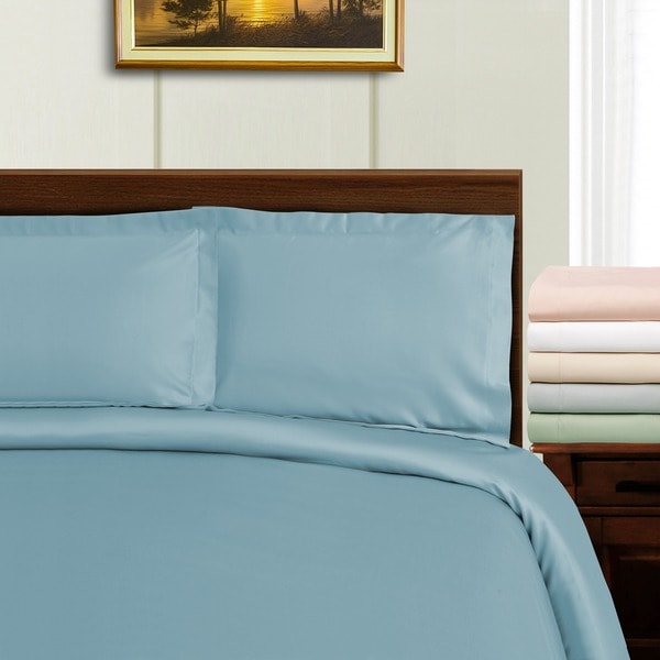 Superior 1000 Thread Count Tencel Blend Wrinkle Resistant Duvet Cover Set