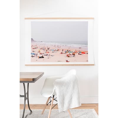 Hello Twiggs 'At The Beach' Art Print and Hanger