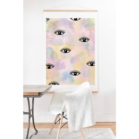 Hello Sayang 'Eye Blush' Art Print and Hanger