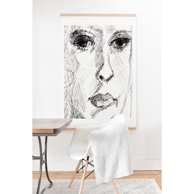 Ginette Fine Art 'Face 2' Hanging Art Print