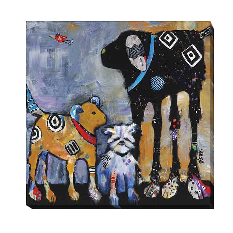 Proud Mom by Jenny Foster Gallery-wrapped Canvas Giclee Art (30 in x 30 in)