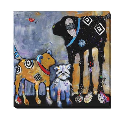 Proud Mom by Jenny Foster Gallery-wrapped Canvas Giclee Art (30 in x 30 in)