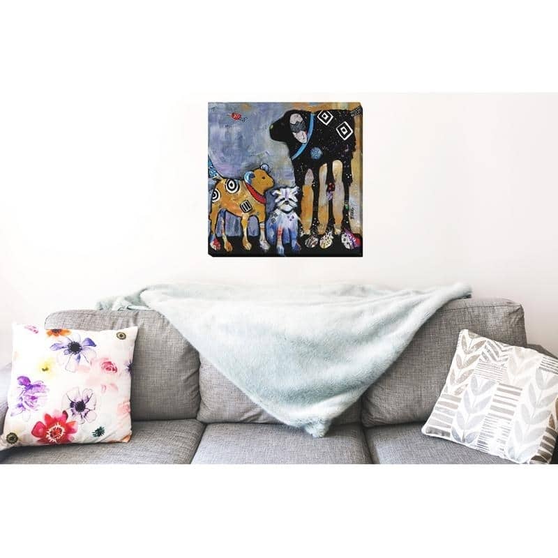 Proud Mom by Jenny Foster Gallery-wrapped Canvas Giclee Art (30 in x 30 in)