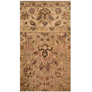 Herat Oriental Indo Hand-knotted Oushak Wool Rug