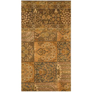 Herat Oriental Indo Hand-knotted Oushak Wool Rug