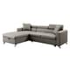 Furniture of America Ged Contemporary Grey Sectional w/ Chaise - Bed ...