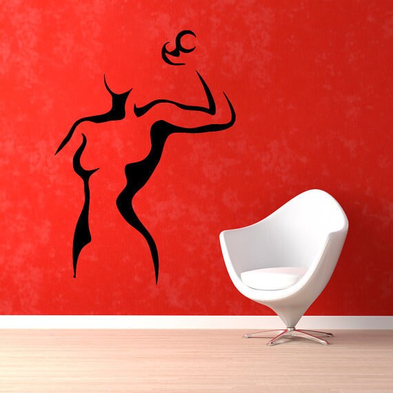 Shop Girl With Dumbbell Gym Wall Decor Fitness Vinyl Art Wall