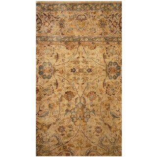 Herat Oriental Indo Hand-knotted Oushak Wool Rug