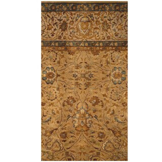 Herat Oriental Indo Hand-knotted Oushak Wool Rug