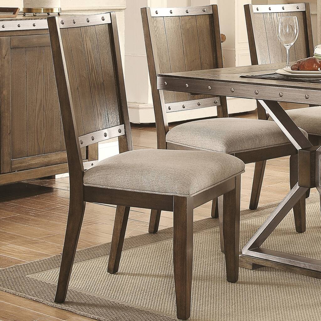Wine Barrel Industrial Design Dining Chairs (Set of 2)