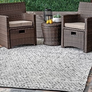 Natural Fiber Outdoor Rugs Area For Less Find Great Home Nuloom Flatweave Chevron Striped Indoor Outdoor Patio Silver Rug 4