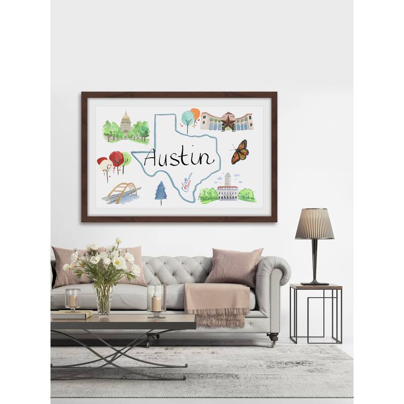 Marmont Hill - 'Austin Sites' Framed Painting Print