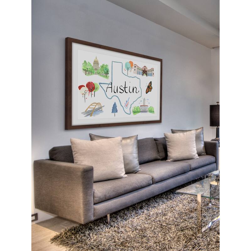 Marmont Hill - 'Austin Sites' Framed Painting Print