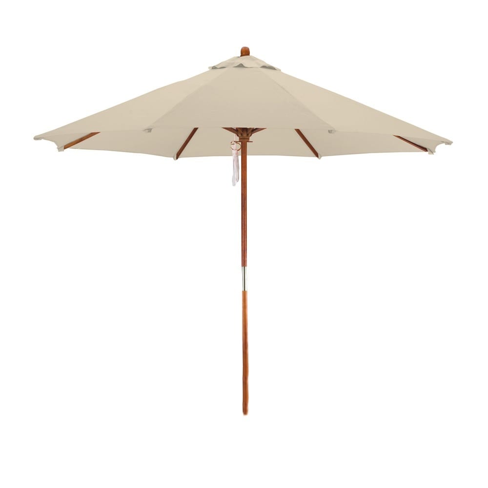 Shop Astella 9 Round Wooden Market Umbrella Overstock 14417009