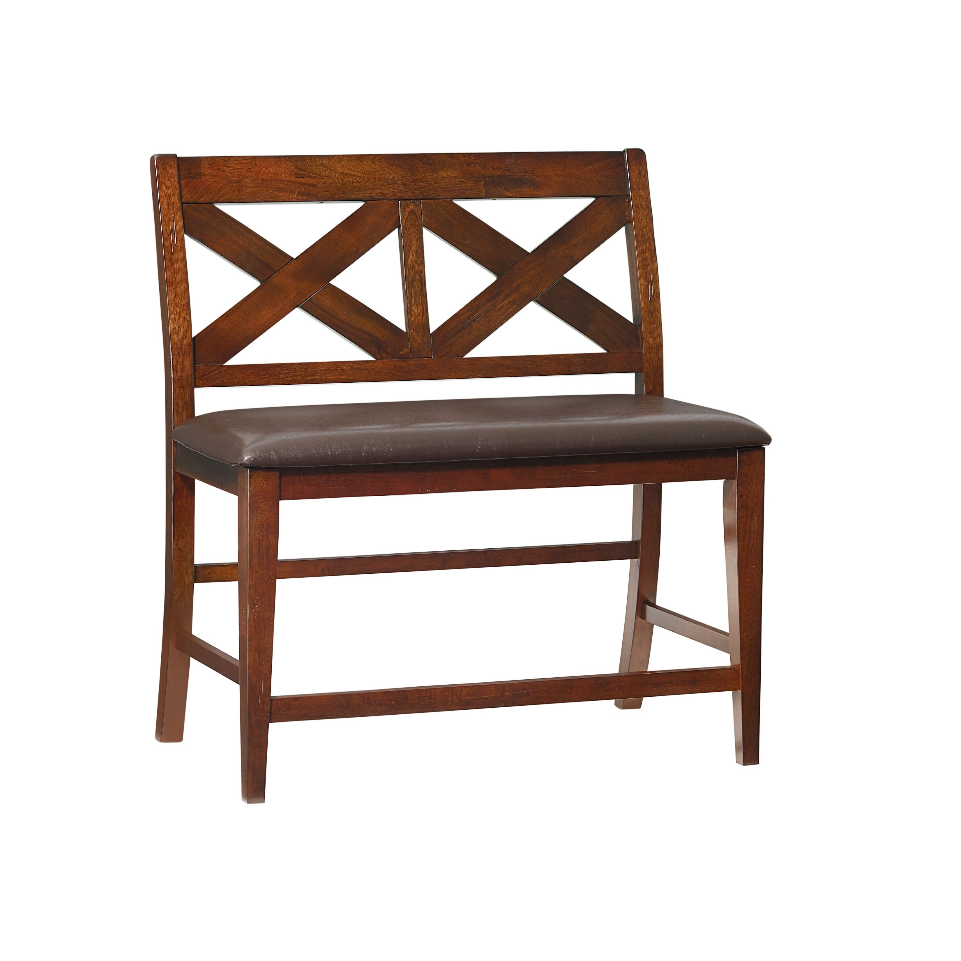 Shop Omaha X Back Dining Bench Overstock 14417125