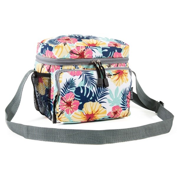 Everest Tropical Multicolored Shoulder Lunch Tote Bag Overstock