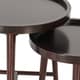 preview thumbnail 2 of 3, Madison Park Intersect Ebony Nesting Tables (Set of 2)