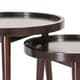 preview thumbnail 3 of 3, Madison Park Intersect Ebony Nesting Tables (Set of 2)