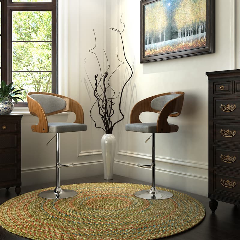 Carson Carrington Visby Adjustable Barstool with Swivel