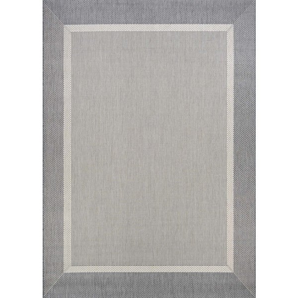 Couristan Recife Stria Texture Champagne-Grey Indoor/Outdoor Rug - 8'6 x 13'