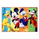 preview thumbnail 2 of 2, Licensed Disney Mickey Mouse, Goofy, Pluto, and Daffy Duck Printed Polyester Kids Area Rug - 4'6"x6'6"