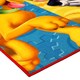 preview thumbnail 3 of 2, Licensed Disney Mickey Mouse, Goofy, Pluto, and Daffy Duck Printed Polyester Kids Area Rug - 4'6"x6'6"