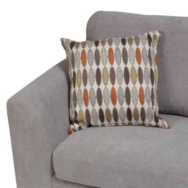 Shop Porter Brighton Light Grey Textured Microfiber Contemporary