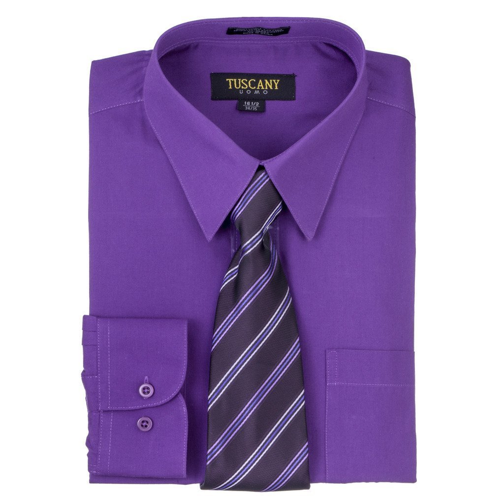 purple dressy shirt