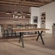 preview thumbnail 1 of 44, Amisco Laredo Dining Table with Distressed Solid Wood Top