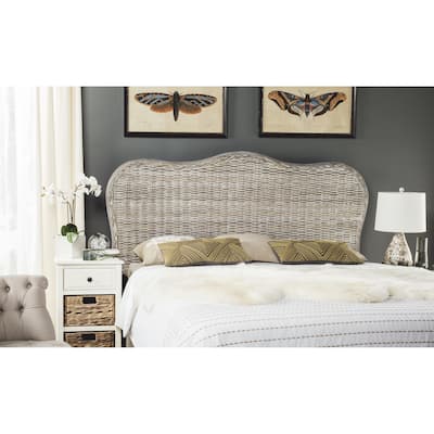 SAFAVIEH Imelda White Washed Headboard (Queen)