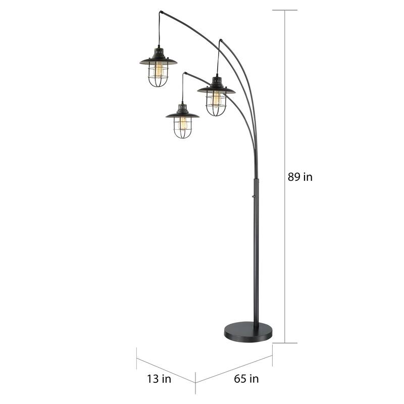 Lite Source 3-Light Lanterna II Arch Lamp