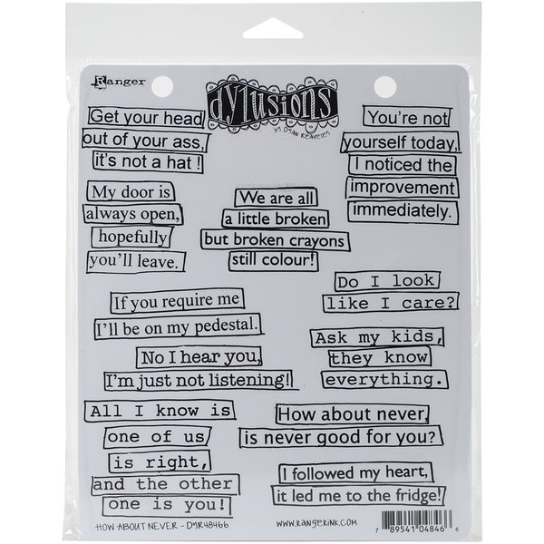 Dyan Reaveleys Dylusions Cling Stamp Collections 8.5x7-ocean Life