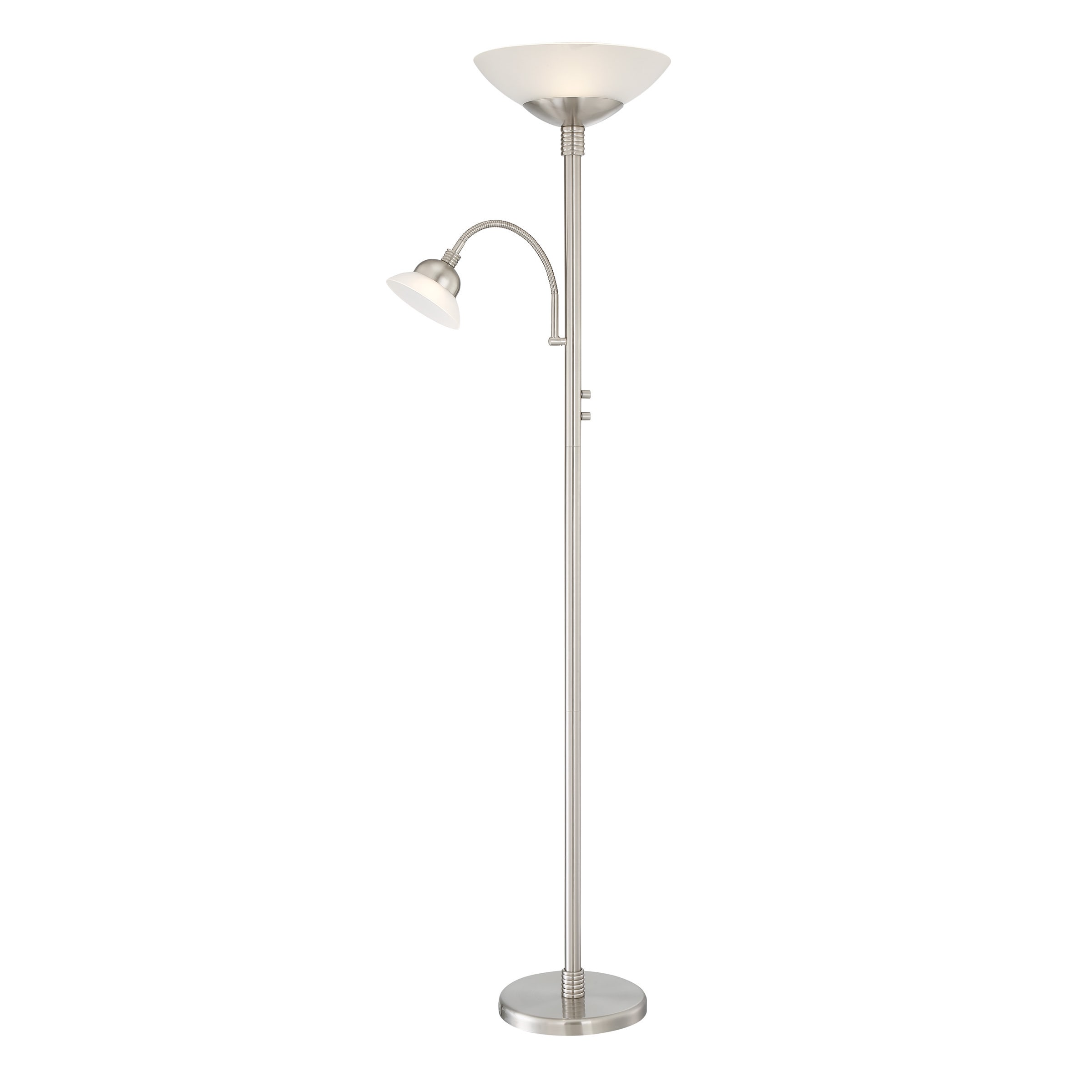 floor lamp with 2 reading lights