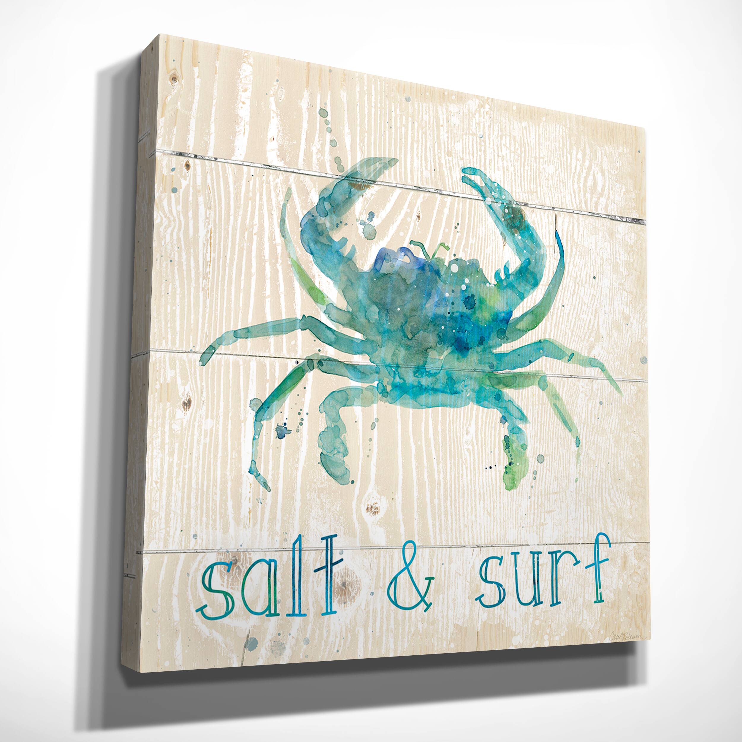 Wexford Home 'Salt & Surf' Premium Gallerywrapped Canvas Bed Bath