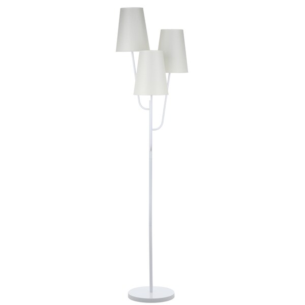 Safavieh Lighting 67-inch Triple Astro White Floor Lamp
