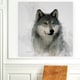 preview thumbnail 1 of 2, Wexford Home 'Rainsoft Wolf' Premium Gallery Wrapped Canvas