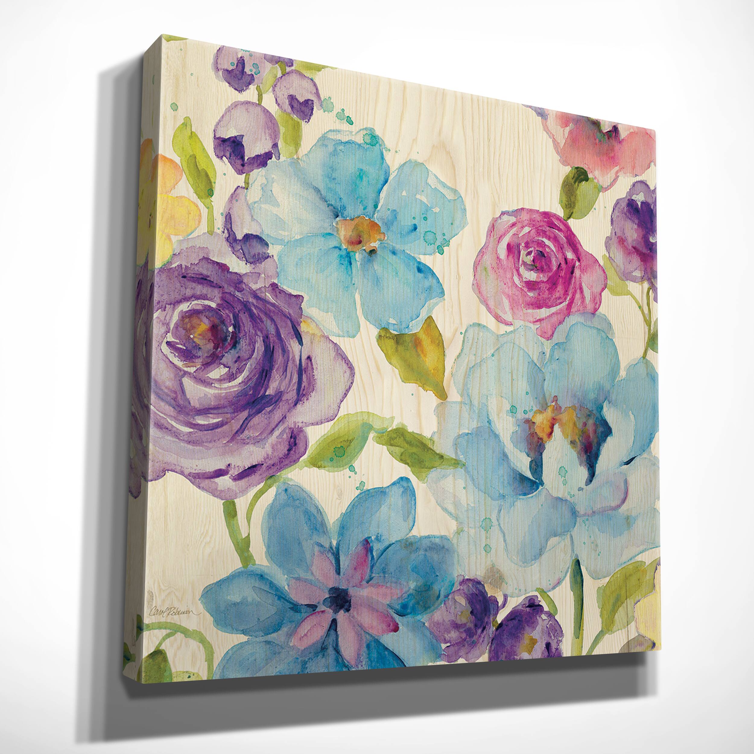 Wexford Home 'Flower Medley II' Premium Gallery Wrapped Canvas - Bed ...