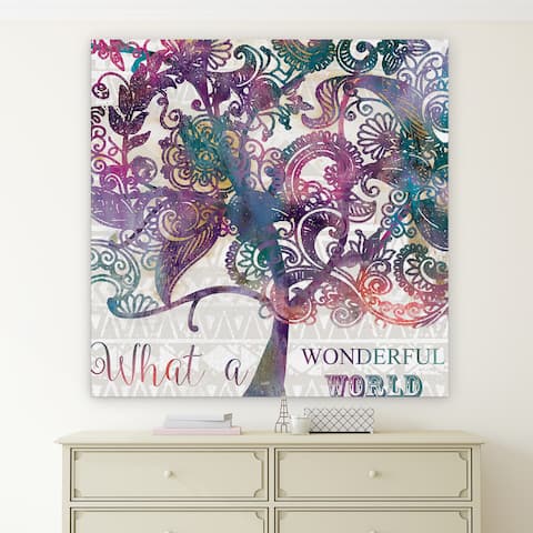 Wexford Home 'Boho Tree' Gallery Wrapped Canvas Wall Art