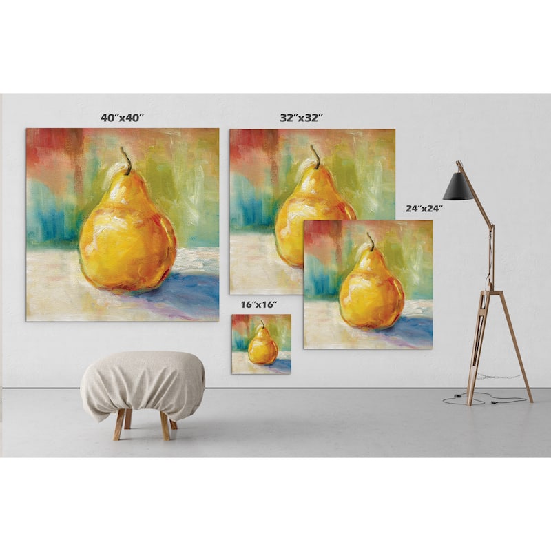 Wexford Home F Rosenstiels Widow & Son 'Fresh Pear' Premium Gallery Wrapped Canvas